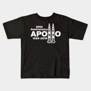 Apollo 11 50th Anniversary NASA Saturn V Rocket Kids T-Shirt